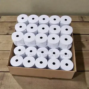 50 Pieces 80x80mm Thermal Paper Easy to Install in Any Pos System