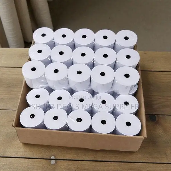 50 Pieces 80x80mm Thermal Paper Customizable Paper Widths Available