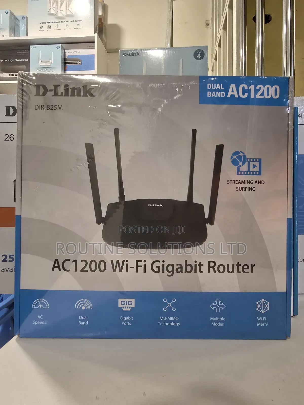 Dlink Ac1200 Wifi Gigabit Router Dir-825m