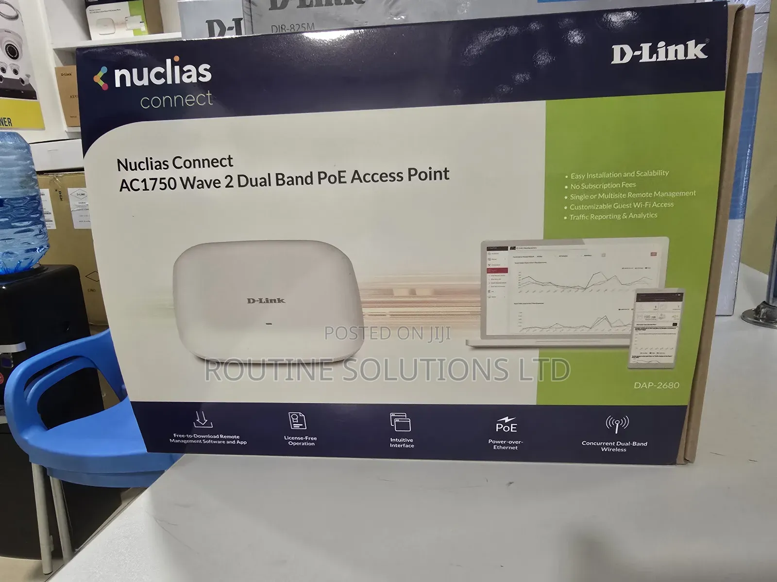 Dlink Ac1750 Wave2 Dual Band Poe Access Point Dap-2680