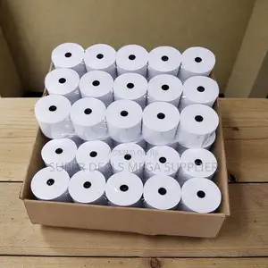 50 Rolls 80x80mm Thermal Paper Bright White Finish for Clear Prints
