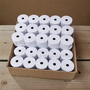 50x 80mm Thermal Paper Rolls Lint Free Paper for Smooth Printing