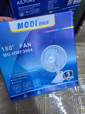 Modi Electric 6 Inch Mini Clip Fan With 180° Rotation