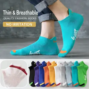 Breathable Low Cut Ankle Socks – 5 Pairs Soft Mesh Sports Socks