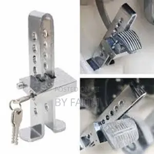 Auto Hub Stainless Steel Anti Theft Pedal Lock for Car Brake