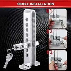 Theft Proof Security Pedal Stainless Steel Brake 8hole Anti-Theft Lock