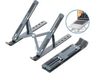 18" Metallic Laptop Stand : Adjustable