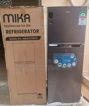 Mika 138l Double Door Top Mount Freezer Fridge Mrdcd138ds