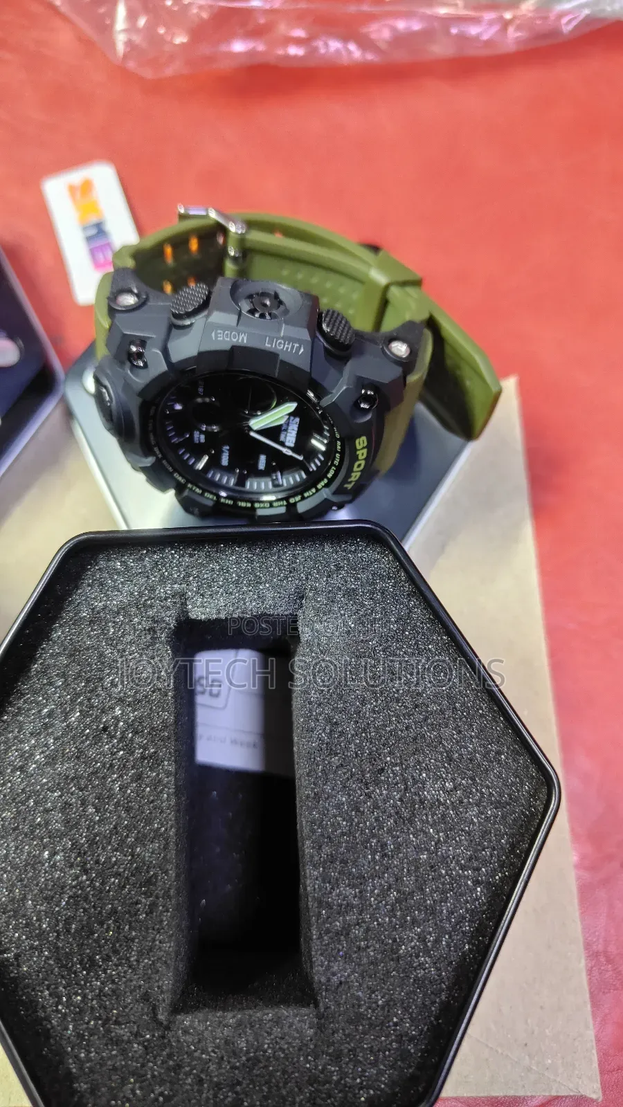 Sports Watch Analog-Digital Display Multi Function Military Led .