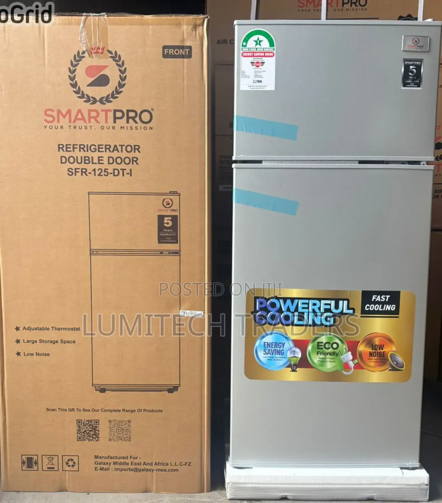 95 Litres Smart Pro SFR 125-Dt-I Double Door Refrigerator