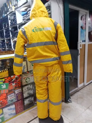 Yellow Cold Room Suits Overall