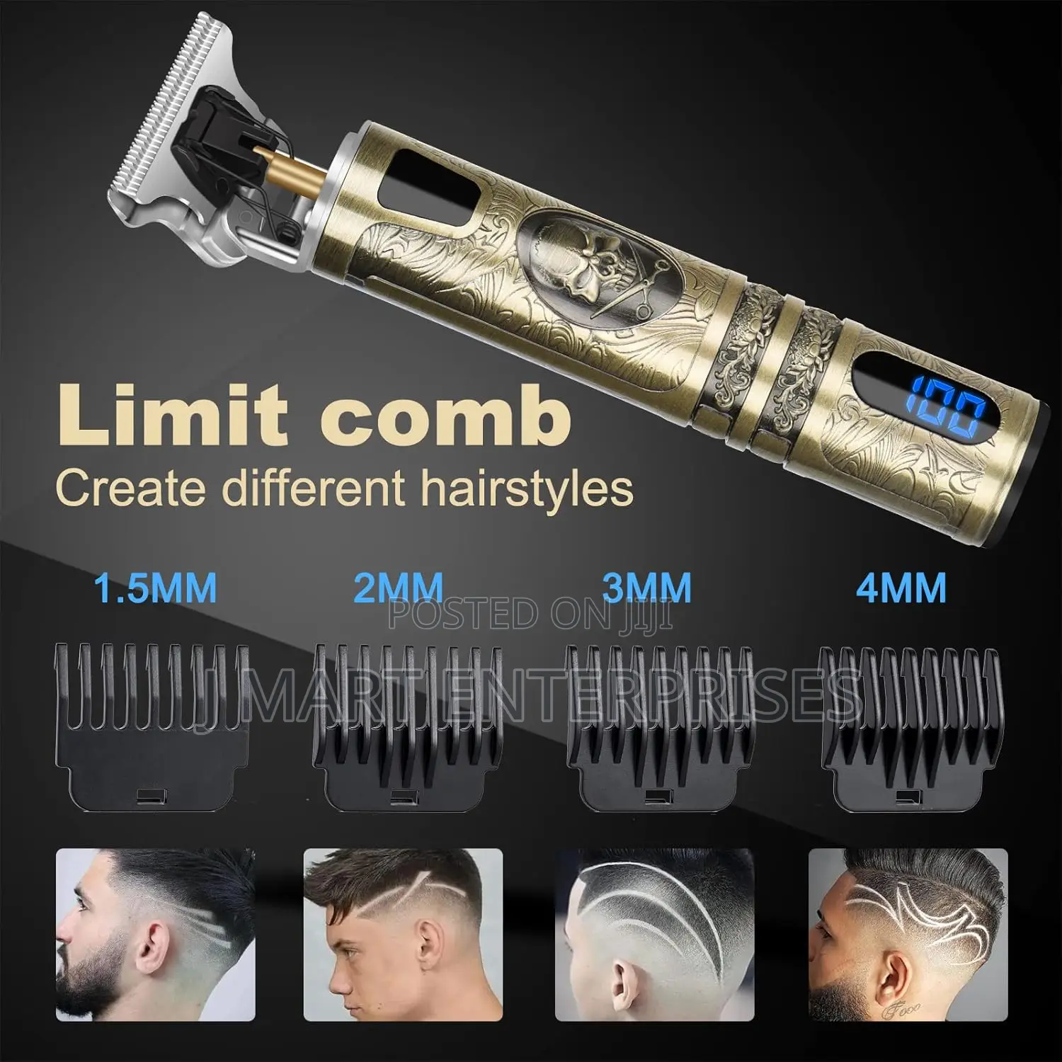 Beard Trimmer Hair Clippers for Men, Cordless