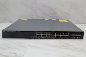 Cisco Ws-C3650-24ps/ 24-Port Gigabit Poe+ Network Switch W/ 640w Psu