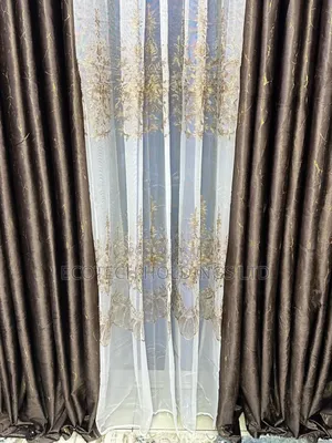 1.5 by 2mtrs Window Curtains With Sheer