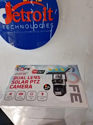 The Cofe Dual Lens Solar PTZ Camera
