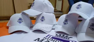 White Campaign Caps