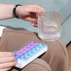 7 Days Pill Box Organizer Practical Pill Box for a Week With 14 Days