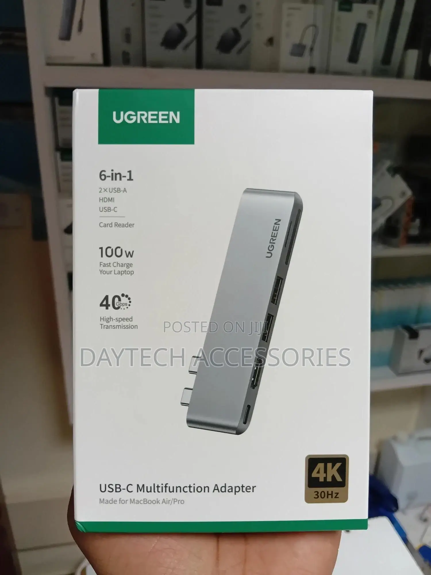 Ugreen 6-in-2 Usb-C Multifunction Adapter.
