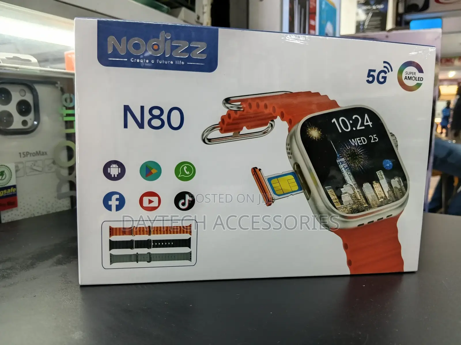 Nodizz Simcard N80 5g Smartwatch