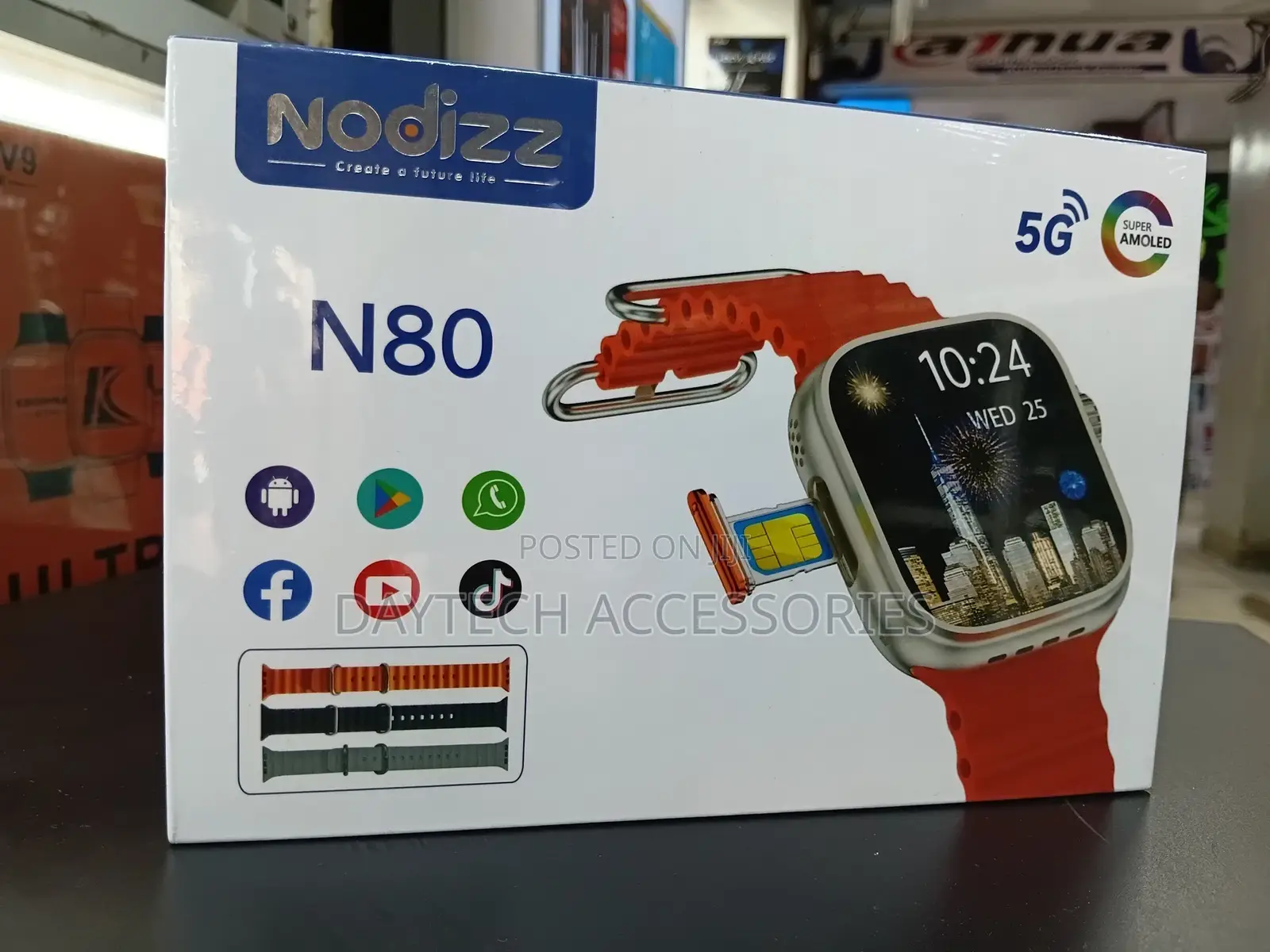Nodizz Simcard N80 5g Smartwatch
