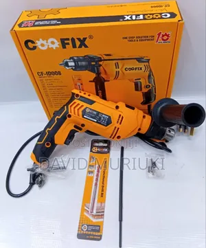 Coofix. 4.5 Grinder With Three
Cutting Dis