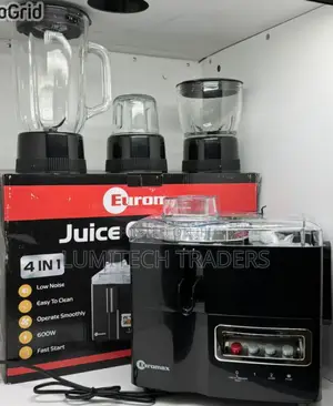Euromax Juicer 4 in 1, Blender, Grinder and Mill Food Processor 600w