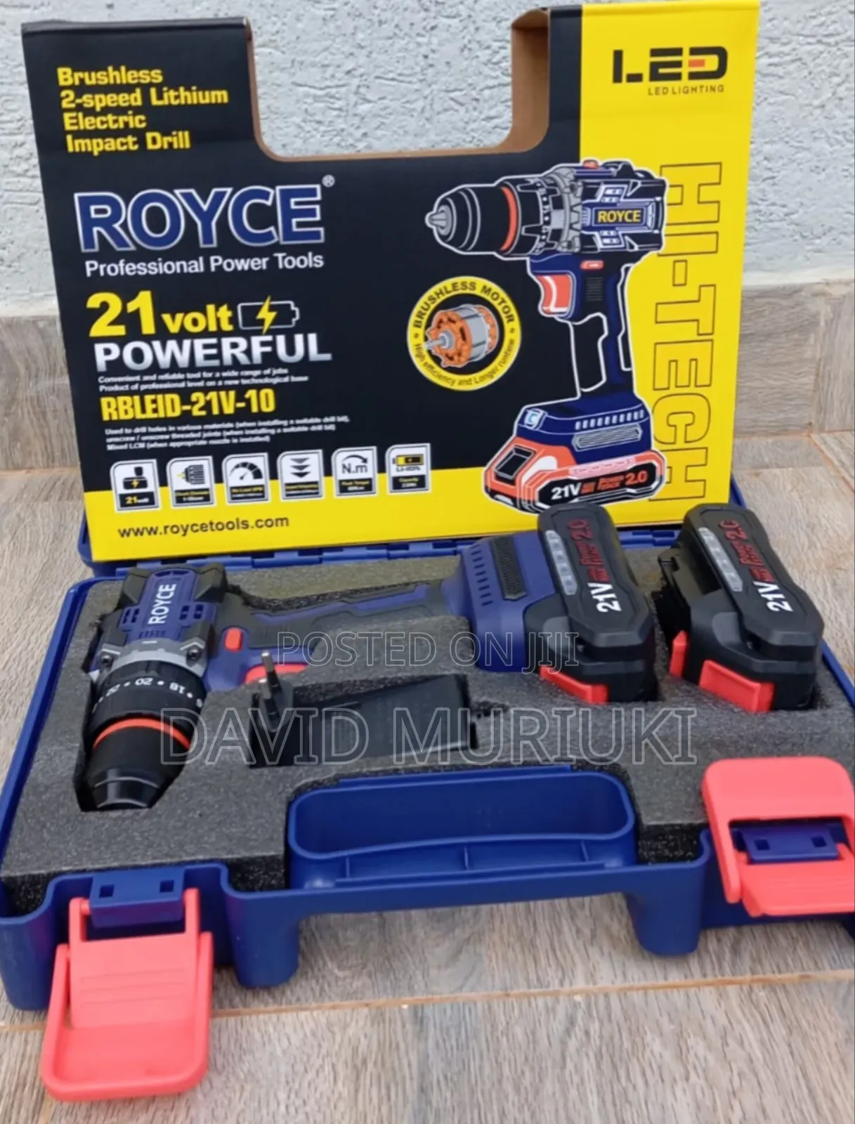 Royce Brushless Cordless Drills 21v