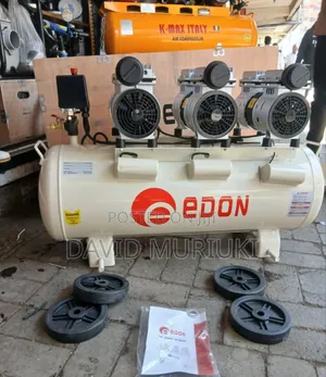 Edon Silent Compressor 100l With 3 Motors