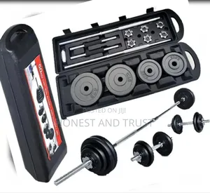 50kgs Cast Iron Barbell and Dumbbell Full Set,