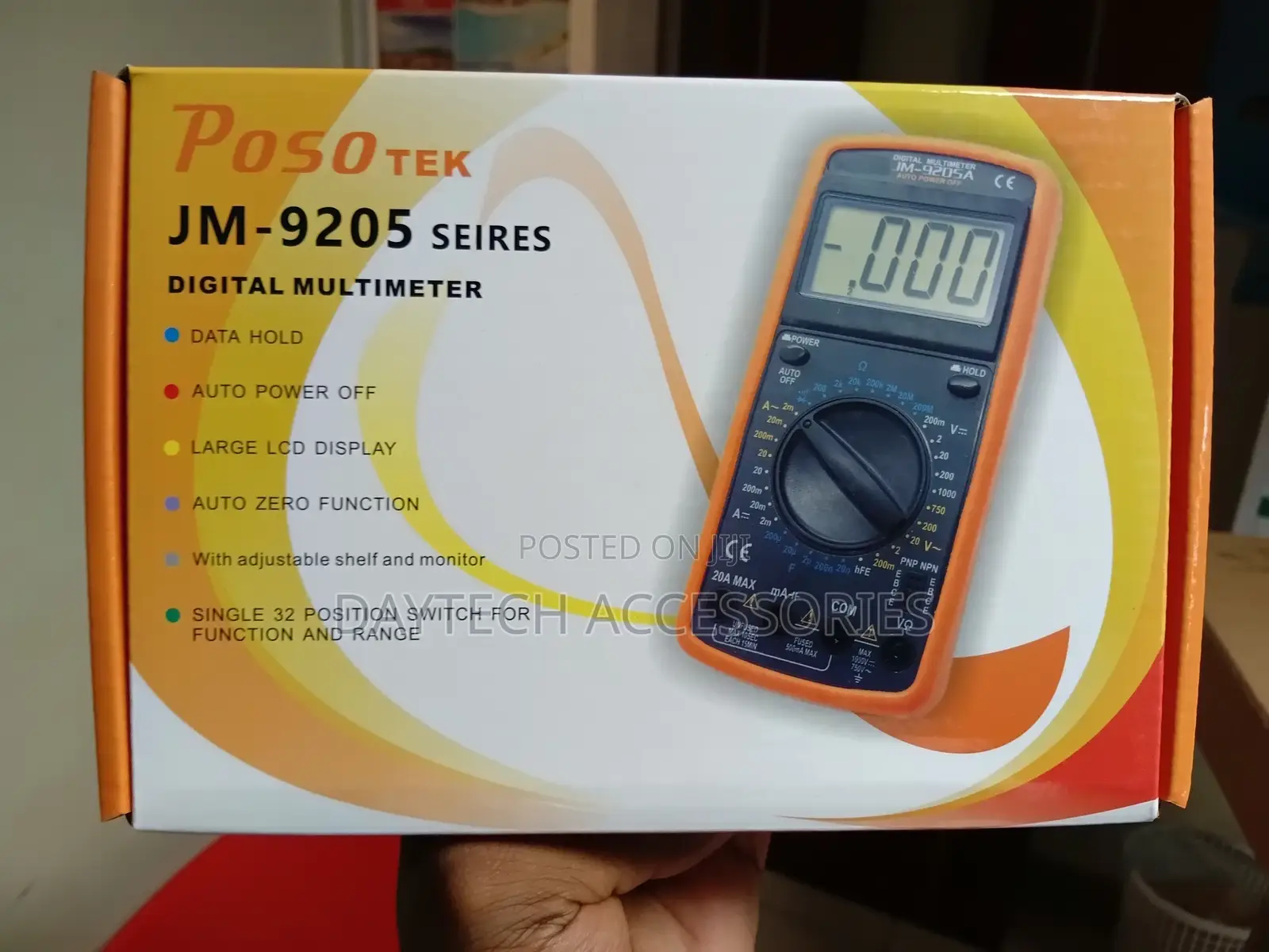 Digital Multimeter Heavy Duty Ac/Dc Tester Voltmeter LCD Multimeter.