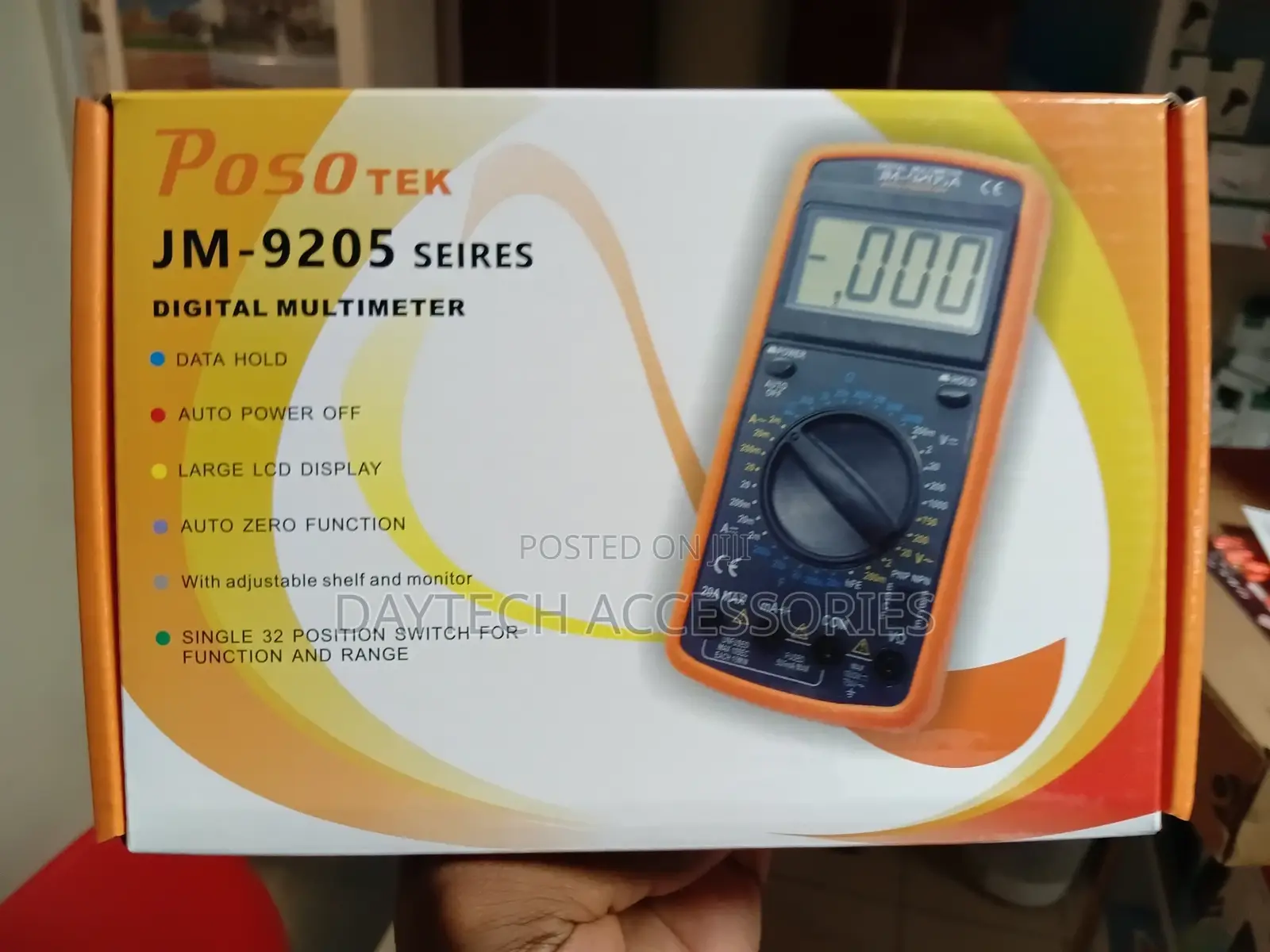 Digital Multimeter Heavy Duty Ac/Dc Tester Voltmeter LCD Multimeter.