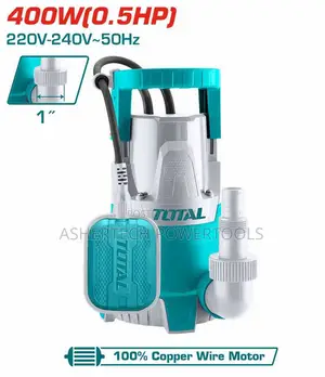 Total Twp64006 Submersible Pump 400w
Max. Head: 8m