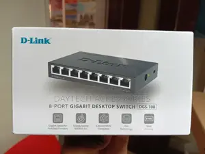 D-Link 8-Port Gigabit Desktop Switch (Metal Housing)