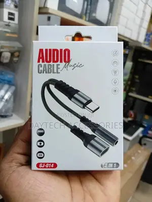2-in-1 Usb C to 3.5mm Headphone Audio Splitter Adapter