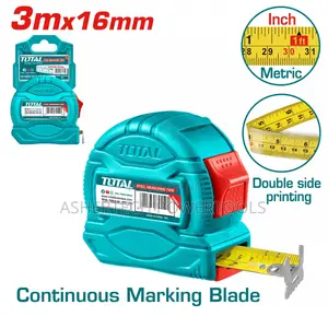 Total Tmt34316 Steel Measuring Tape
Length Width:3mx16mm