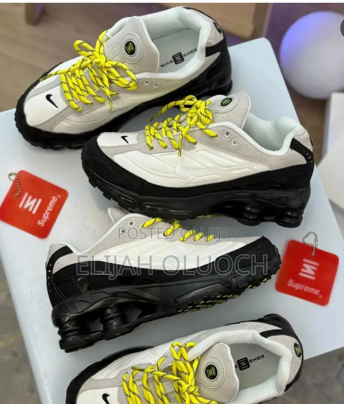 Nike Shox Supreme Black Sail