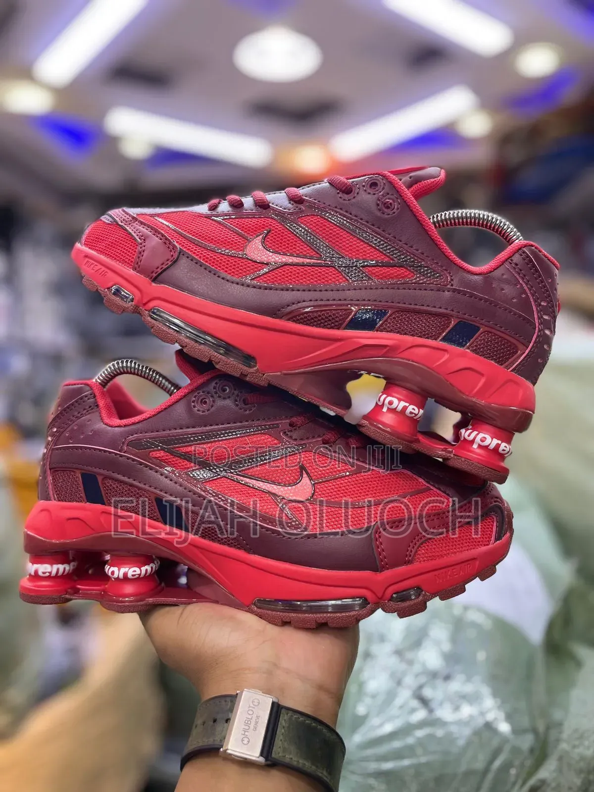 Nike Shox Supreme Red