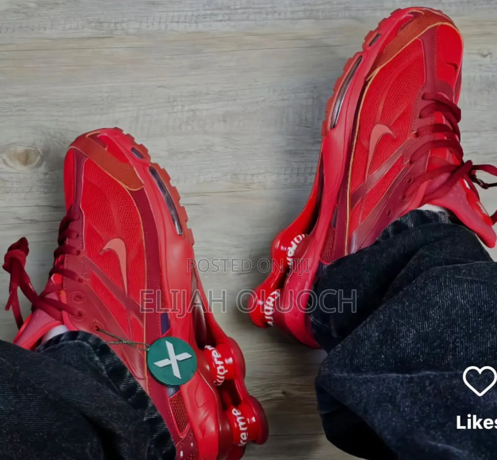 Nike Shox Supreme Red