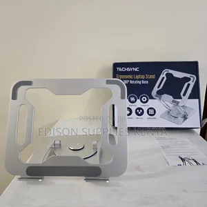 Original Laptop Stand Techsync Aluminium Rotating Base Tablet Holder