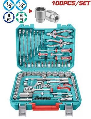 Total Thkthp21006 100 PCS Tools Set