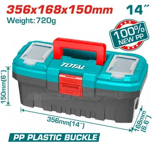 Total Tpbx0141 14" Plastic Tool Box