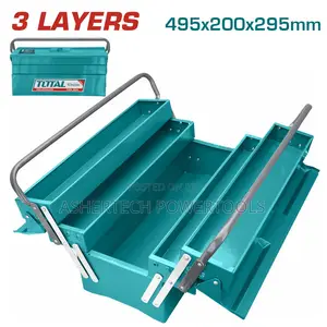 Total Tht10701 Tool Box
Size:495*200*295mm
3 Layers