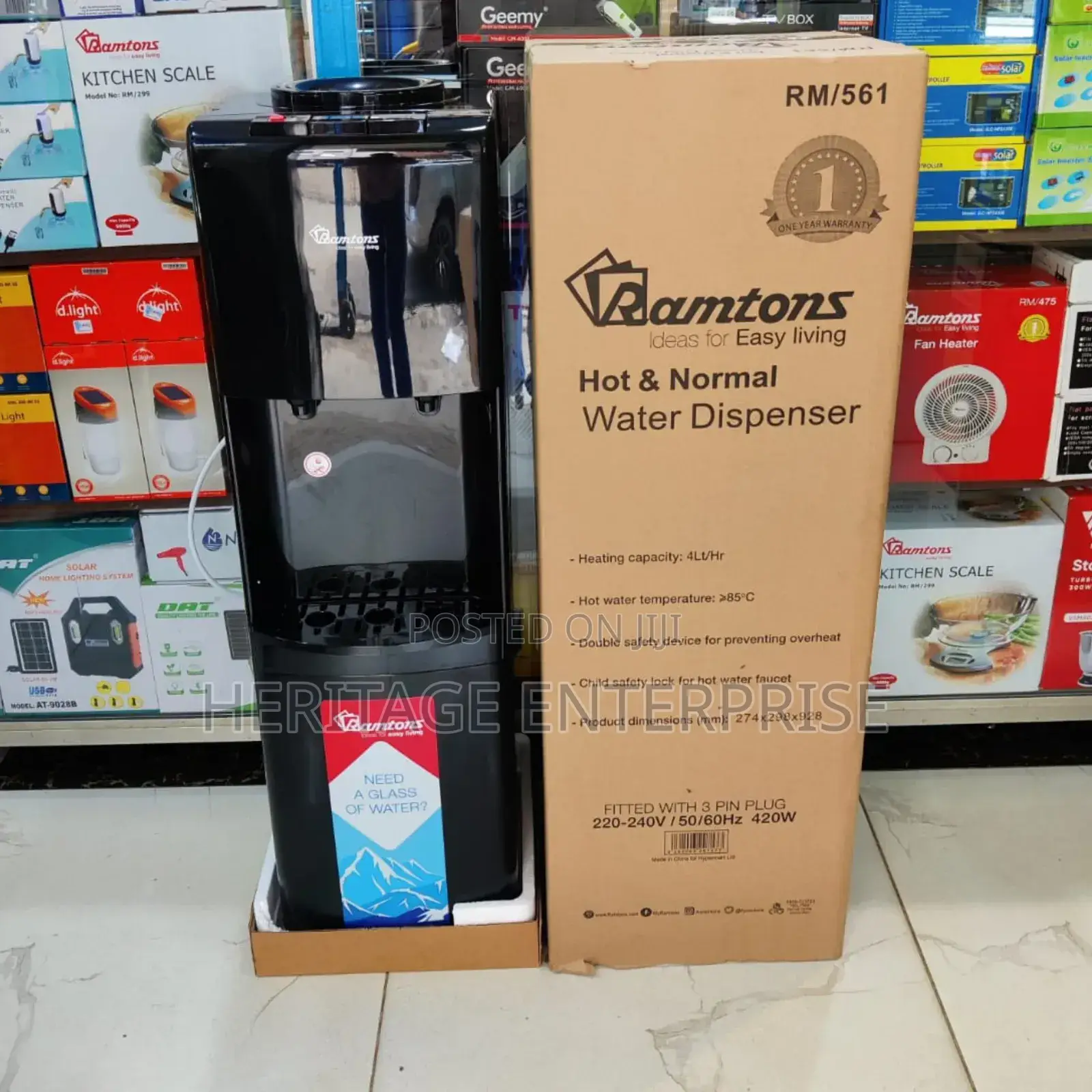 Water Dispenser,  Ramtons