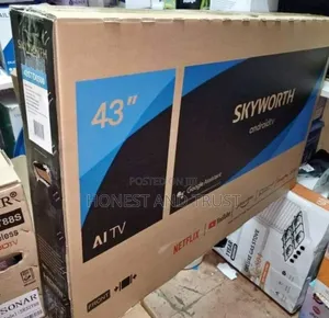 Frameless Skyworth 43 Inch Smart Tv Fhd43