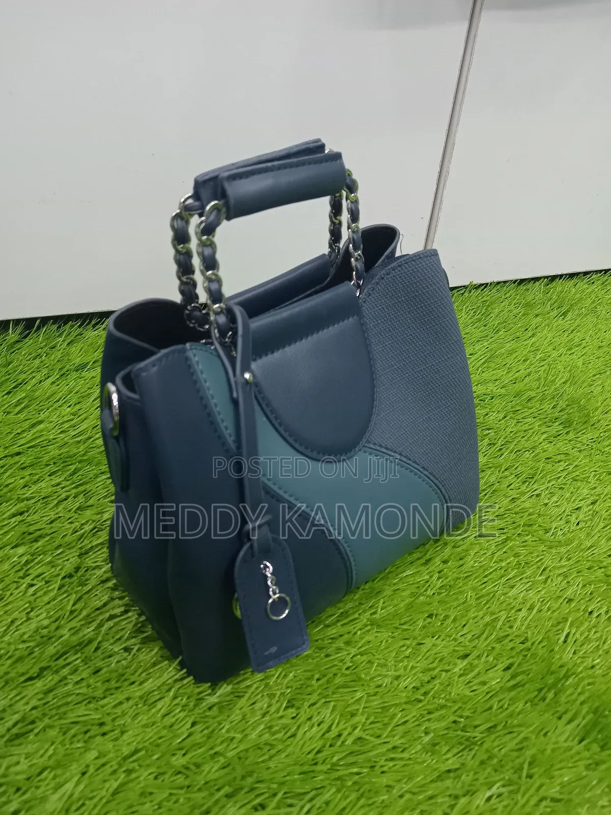 Navy Blue Office Handbag