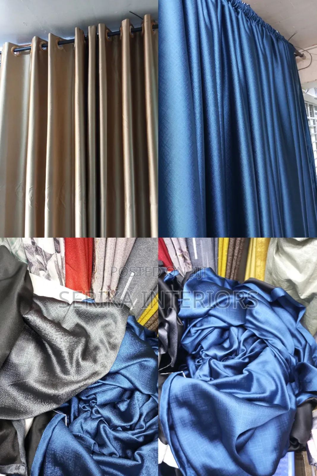 Block Out Curtains Curtains Environmental Friendly Dust Free