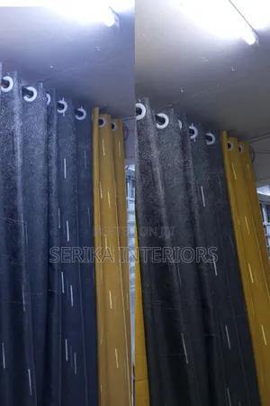 Grey Curtains Curtains Environmental Friendly Dust Sorted