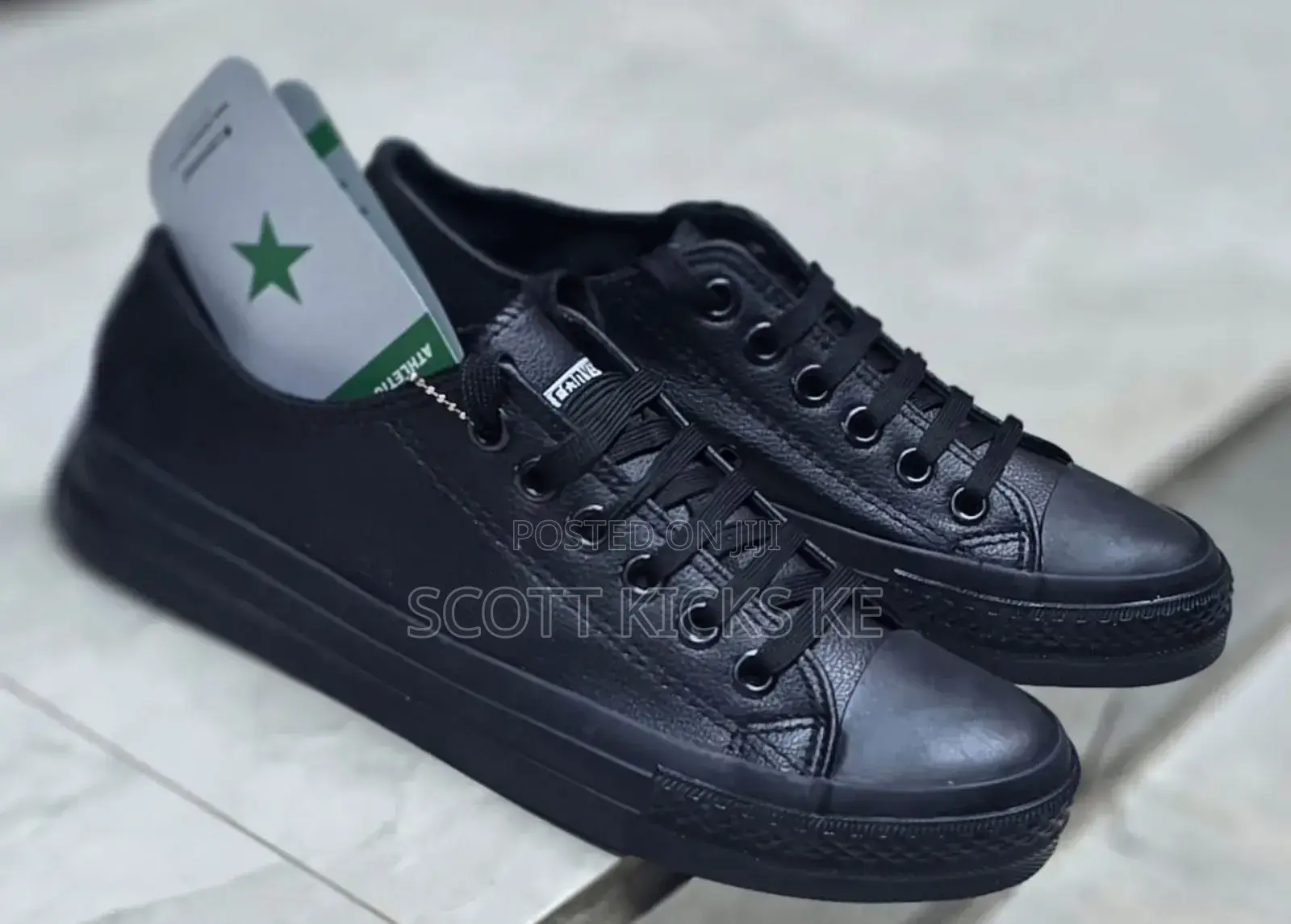 Leather Converse