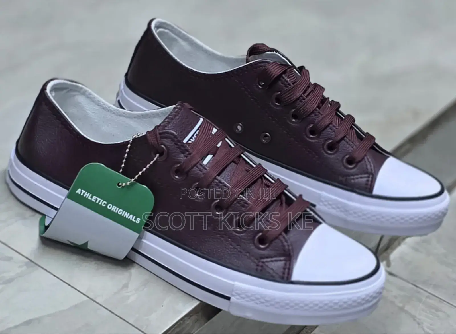 Leather Converse