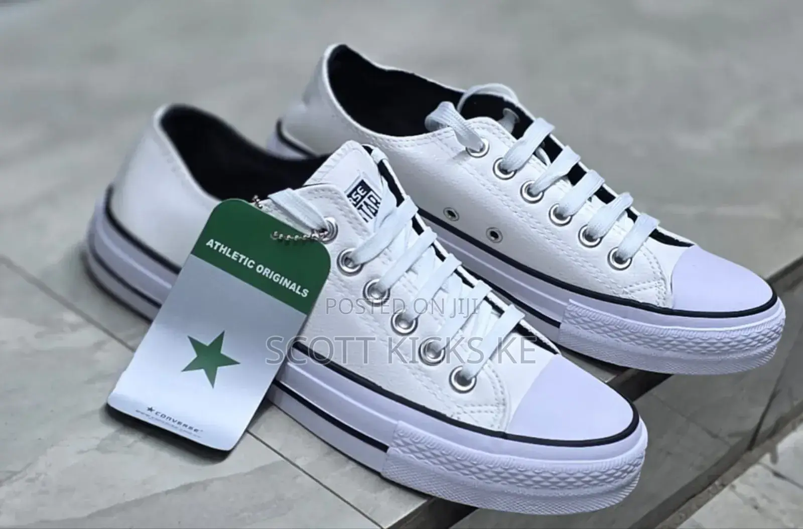 Leather Converse